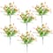 13" UV Resistant Artificial Flowering Mini Rose Bushes, 12ct.